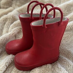 Lone Clone Red Rubber Rain Boots Size 5